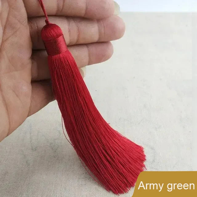 12cm Polyester Silk Tassel Fringe Trim DIY Sewing Accessories