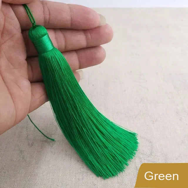 12cm Polyester Silk Tassel Fringe Trim DIY Sewing Accessories