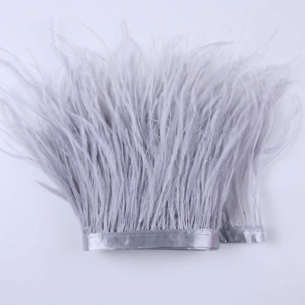 Natural Ostrich Feather Trim & Fringe
