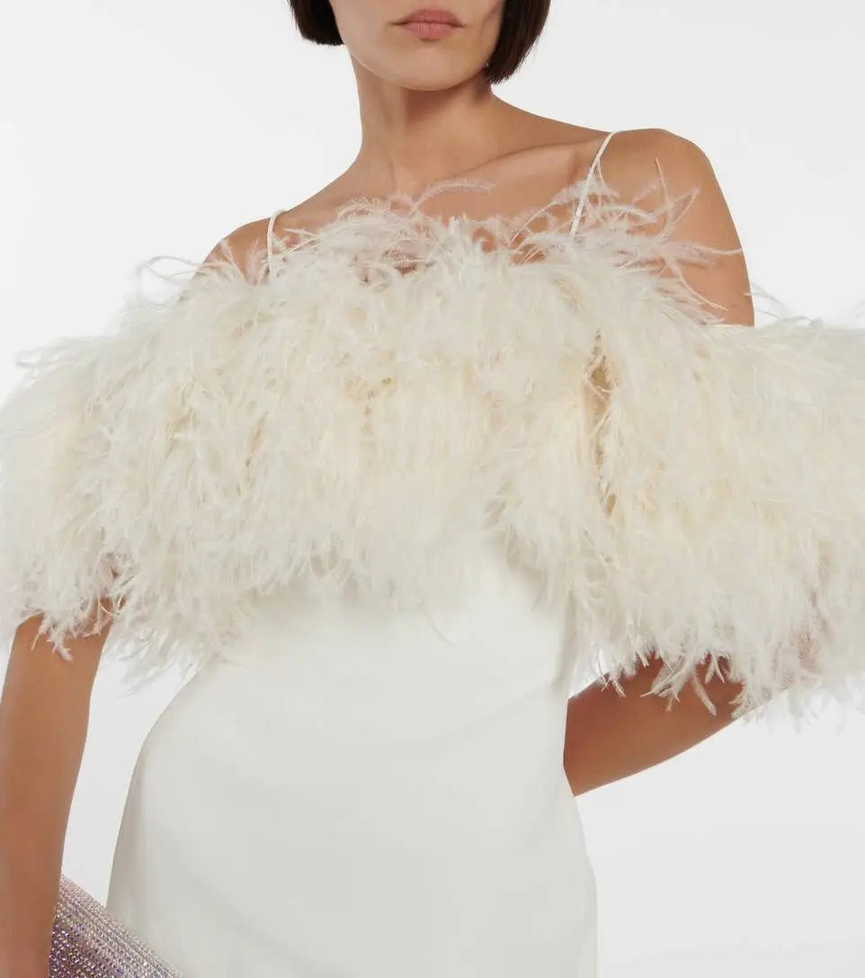 Ostrich Feather Trim Boa (1 Meter)