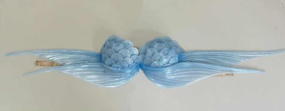 Realistic Woven Silicone Mermaid Bra Strapless Underwater Photoshoot Costume Top