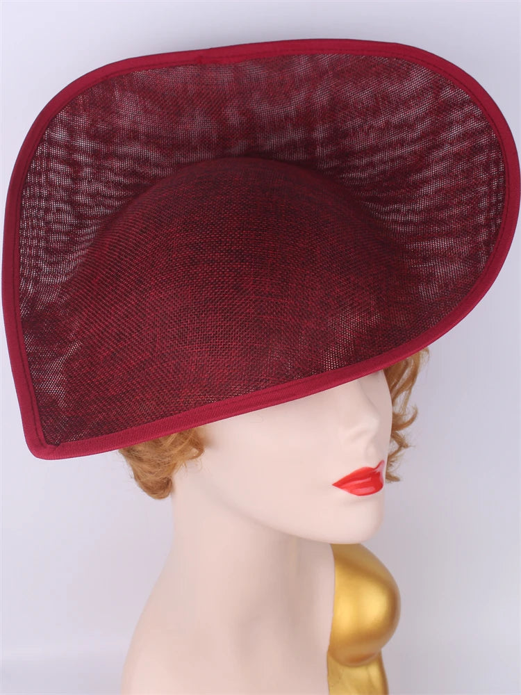 30cm Teardrop Sinamay Fascinator Base DIY Millinery Headpiece Cocktail Hat Mold