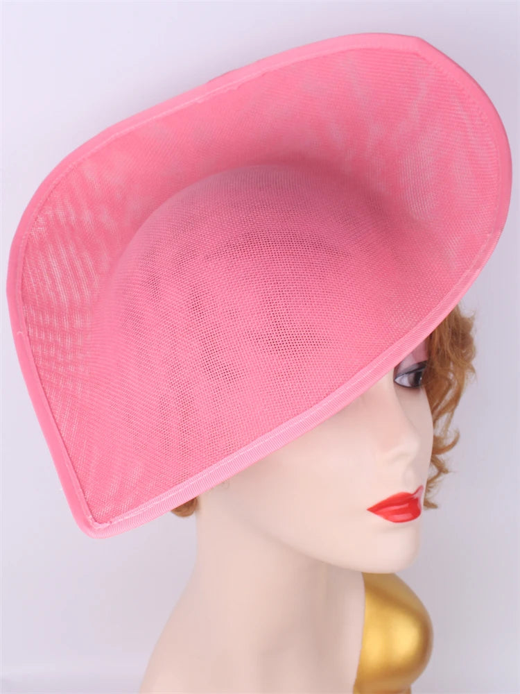 30cm Teardrop Sinamay Fascinator Base DIY Millinery Headpiece Cocktail Hat Mold