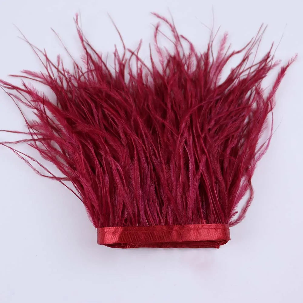 Natural Ostrich Feather Trim & Fringe