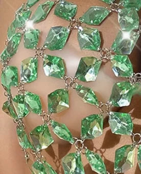 Adjustable Colorful Halter Body Chain