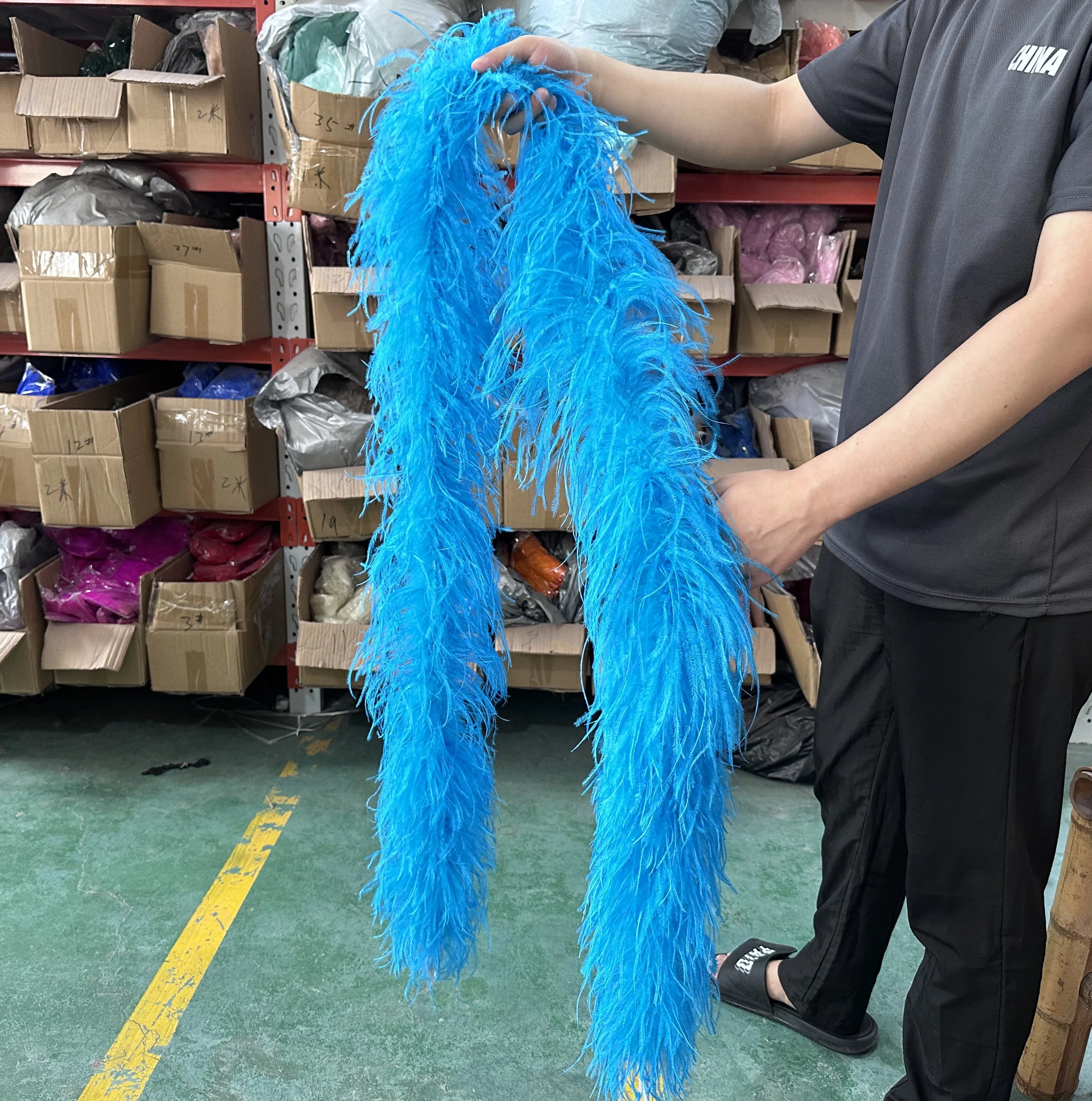 Multi-Ply Ostrich Feather Scarf Boa (2 Meters)