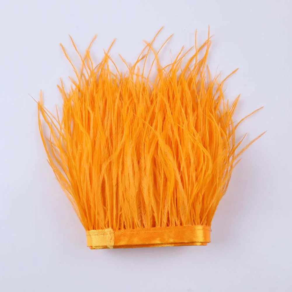 Natural Ostrich Feather Trim & Fringe
