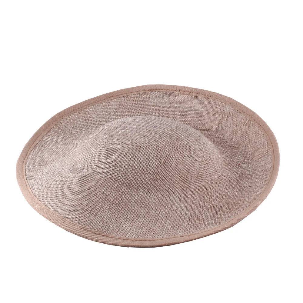 25cm Large Sinamay-Look Fascinator Base