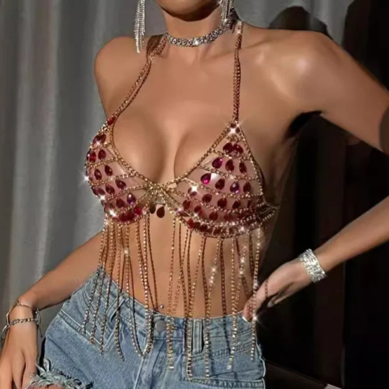 Tassel Camisole Bra Body Chain