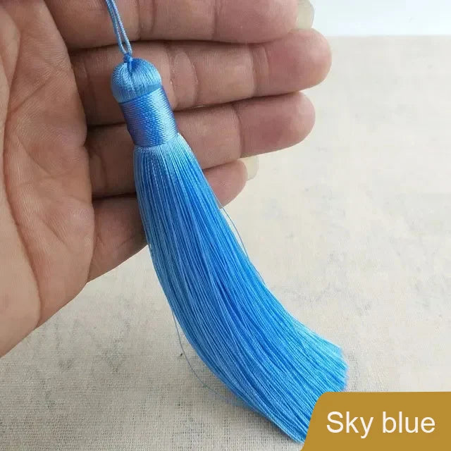 12cm Polyester Silk Tassel Fringe Trim DIY Sewing Accessories