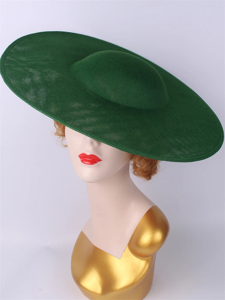40cm Large Round Sinamay Fascinator Base DIY Millinery Derby Hat Headpiece Mold