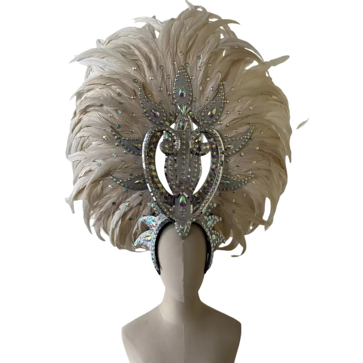 The Stardust Copacabana Feather Crown – Samba Parade Headdress