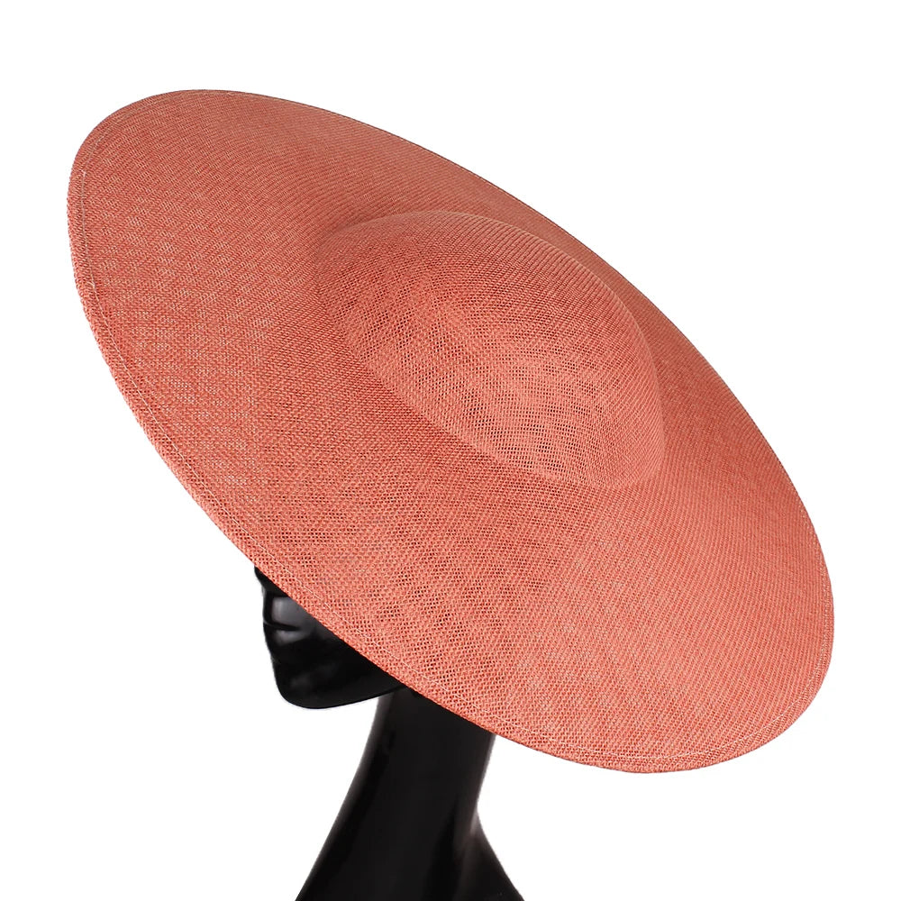 40cm Large Round Sinamay Fascinator Base DIY Millinery Derby Hat Headpiece Mold