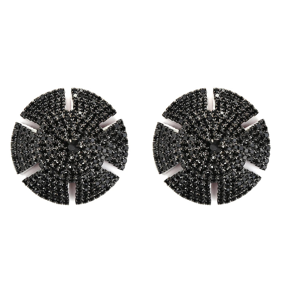 Sparkly Rhinestone Geometric Reusable Nipple Pasties Self-Adhesive Breast Covers