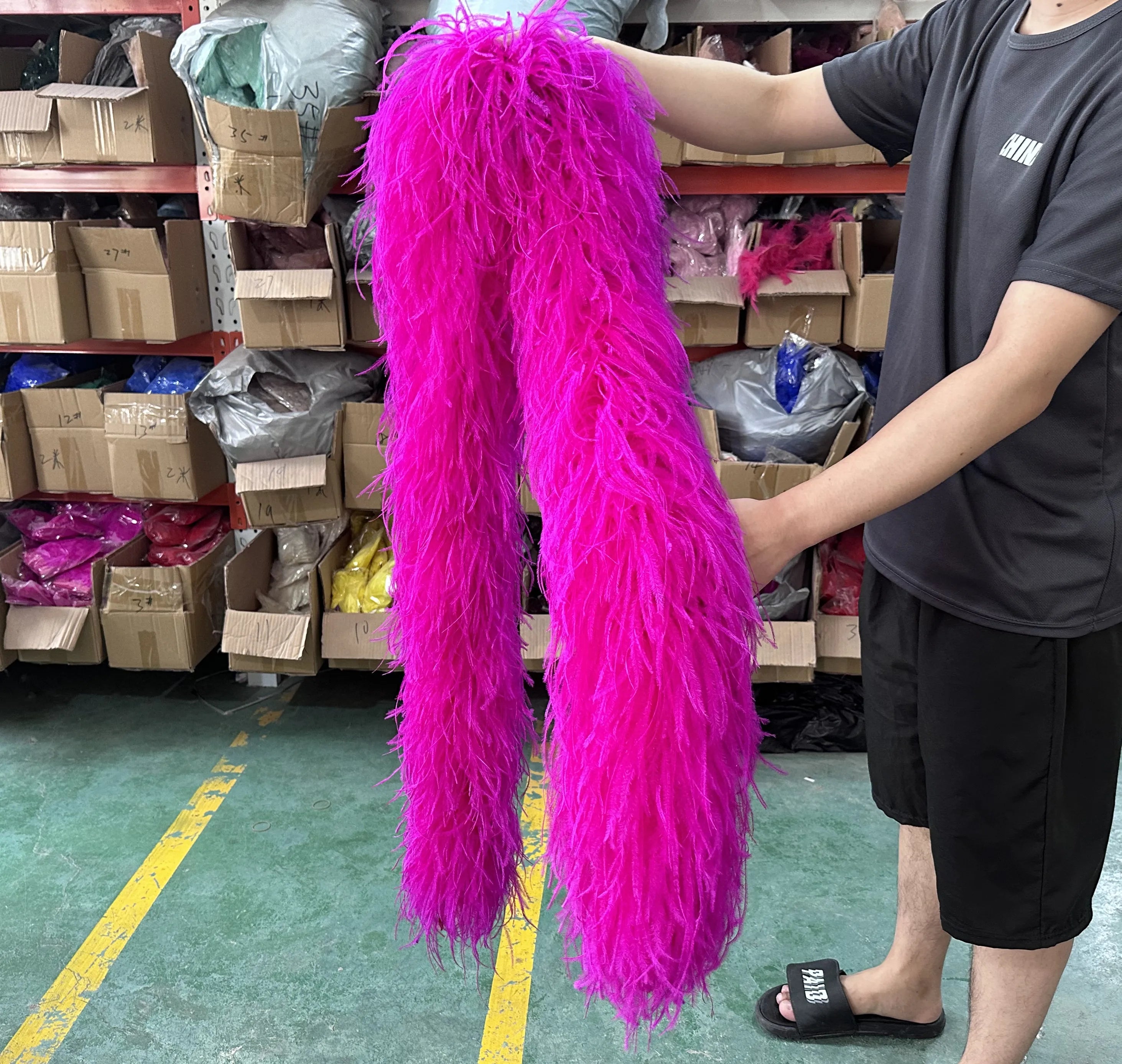 Multi-Ply Ostrich Feather Scarf Boa (2 Meters)