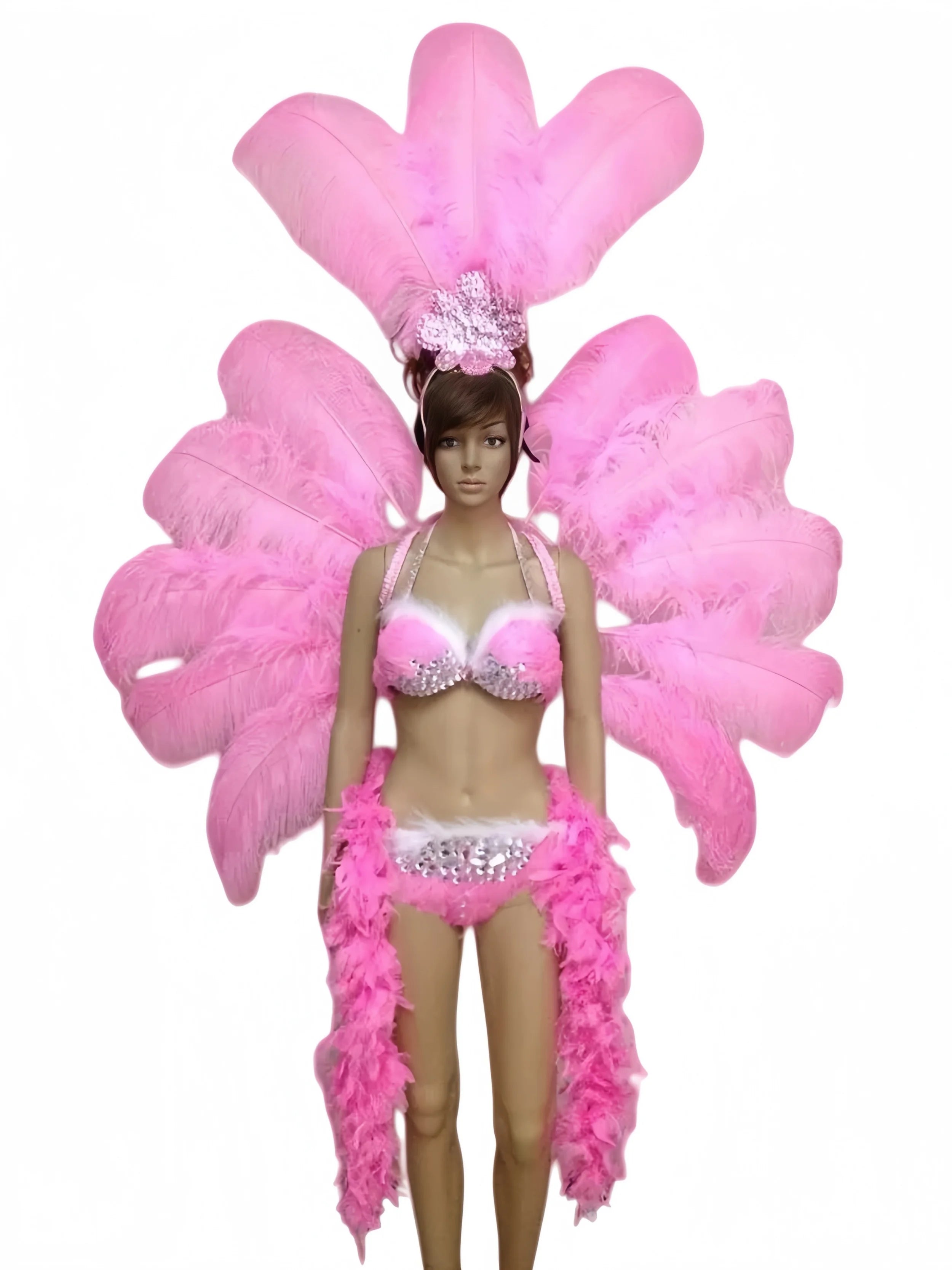 The Stardust Victoria Sovereign – Deluxe Angel Feather Wing & Headdress Stage Costume Set