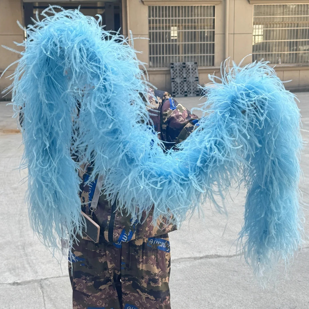 2M 1-20ply Fluffy Ostrich Feather Boa