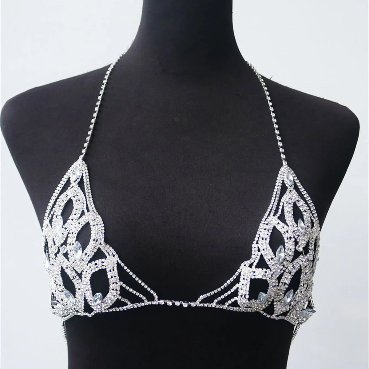 Leaf Bra & Thong Costume Body Jewelry