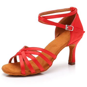 The Stardust Rumba Rhythm Sandal – Classic Strappy Latin Dance Heel