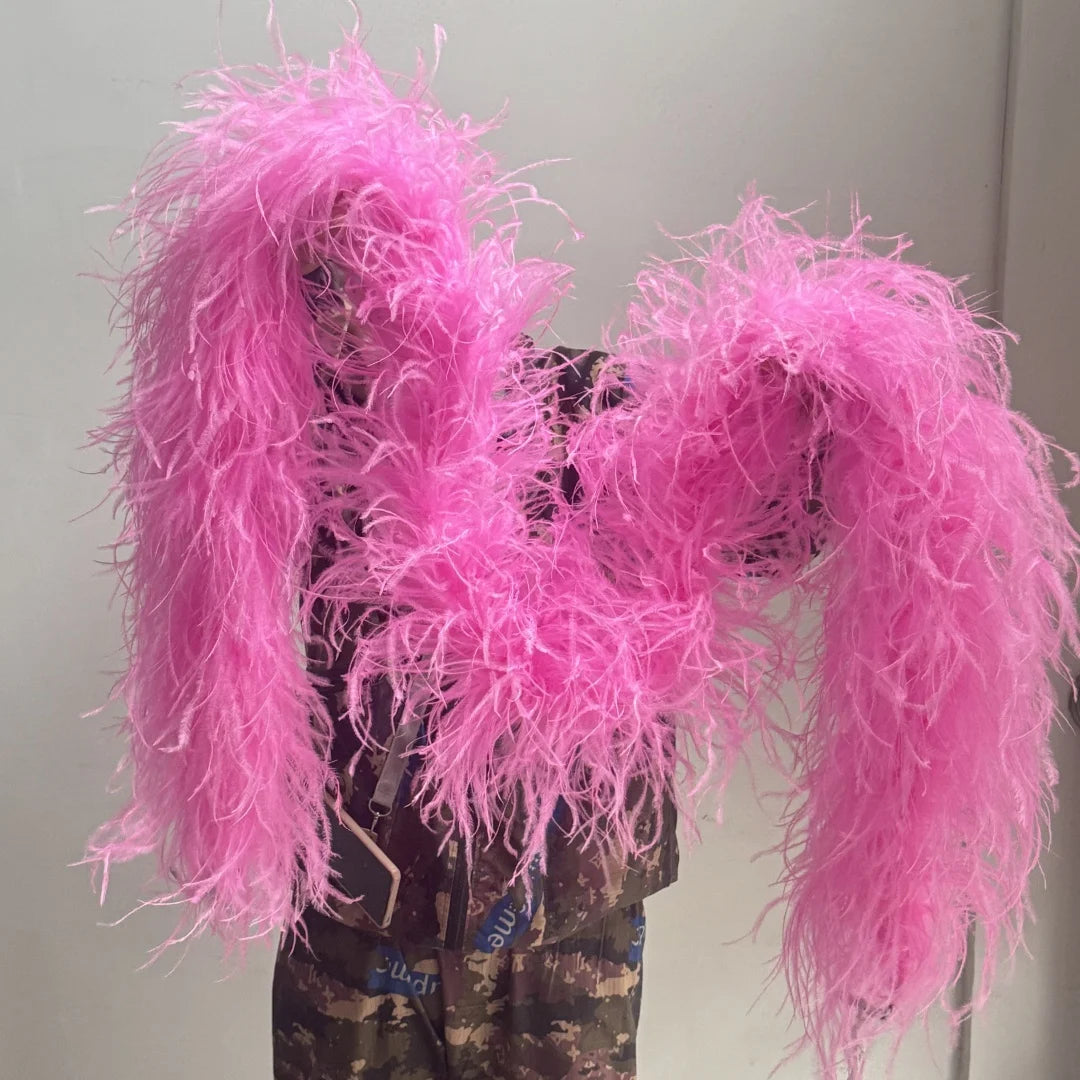 2M 1-20ply Fluffy Ostrich Feather Boa