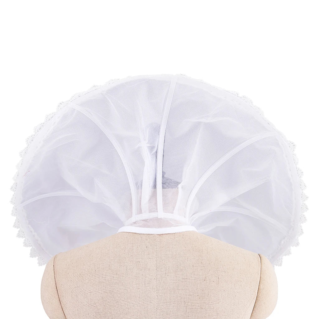 Tudor Elizabethan Standing Collar Gothic Renaissance Medici Ruffle Neck Capelet