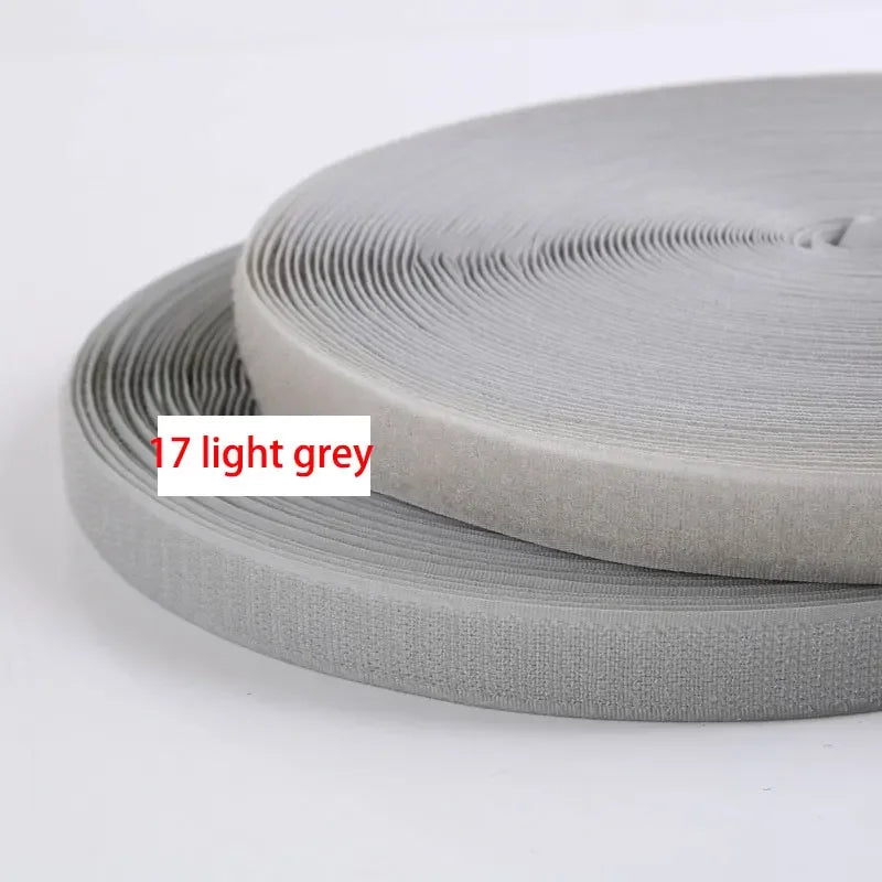 10Meters/Pair Colorful 20mm Wide Hook and Loop Fastener Tape Non-Adhesive Sewing Supplies