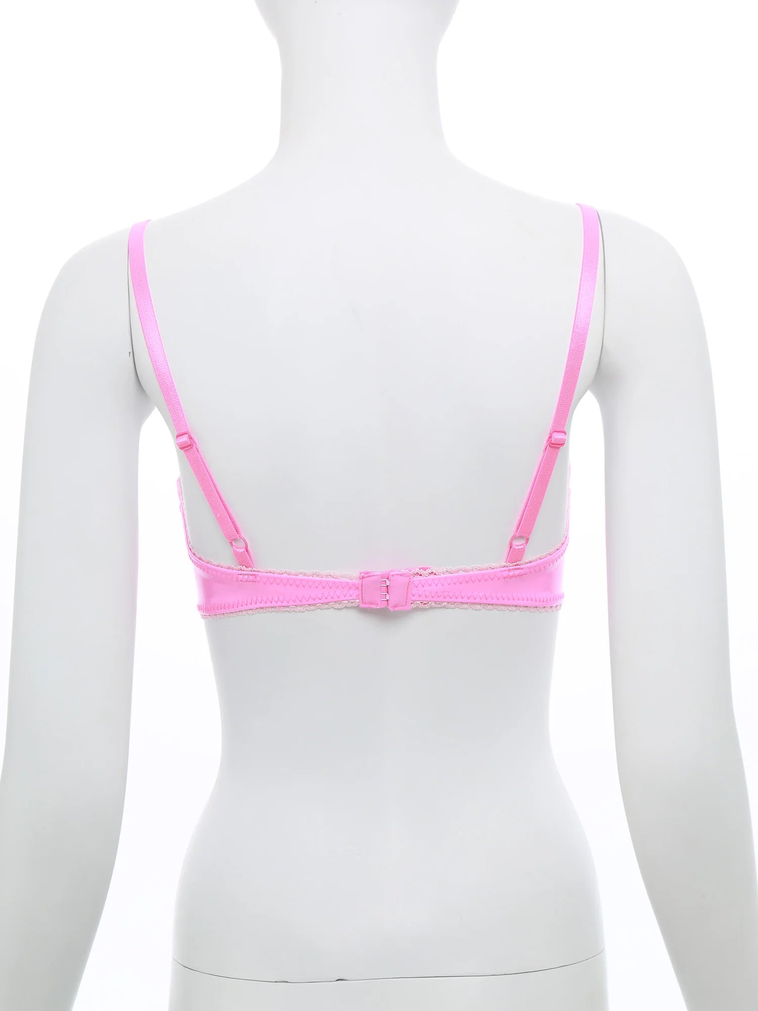 V-Notch Underwired Open Chest Bra Top