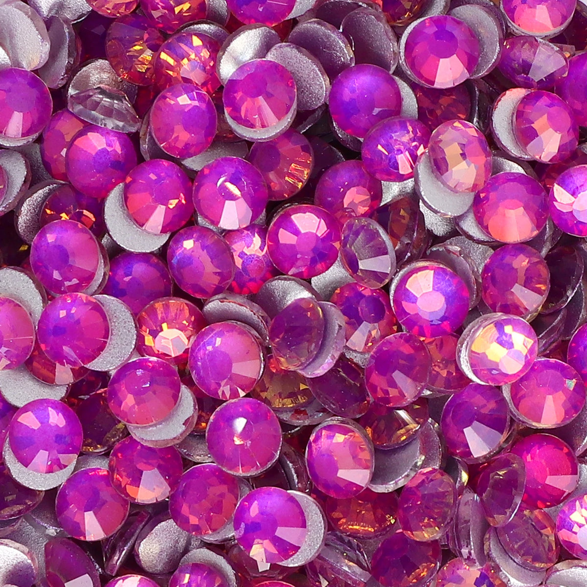 Premium Glass Flatback Rhinestones Non-Hotfix Glitter Stones for Nail Art and Costume Decor