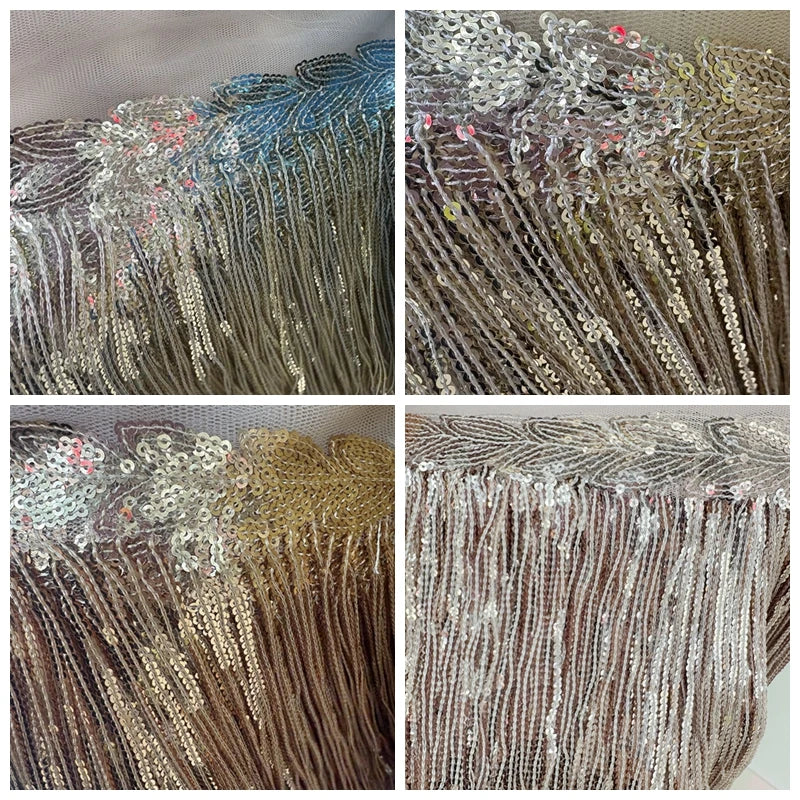 Premium Sequin Fringe Trim (20CM)
