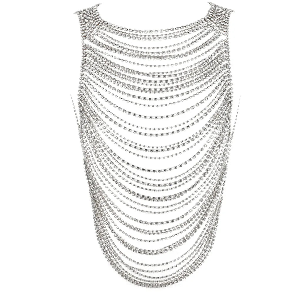 Crystal Chest & Bra Body Chain