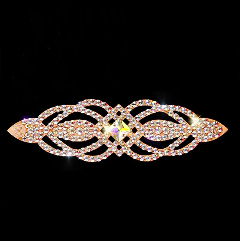 Dazzling Crystal Belly Dance Cuff Bracelet & Ring Hand Harness Jewelry