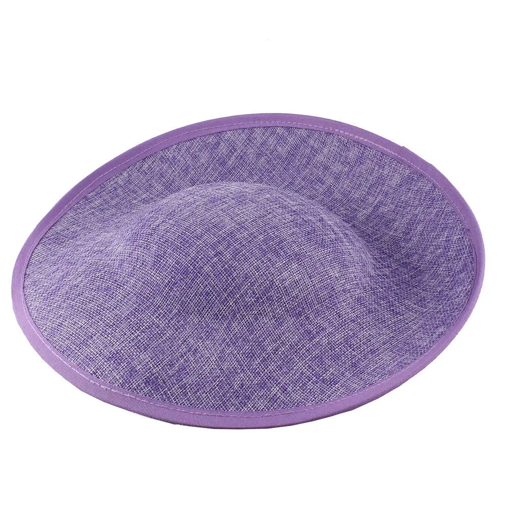 25cm Large Sinamay-Look Fascinator Base
