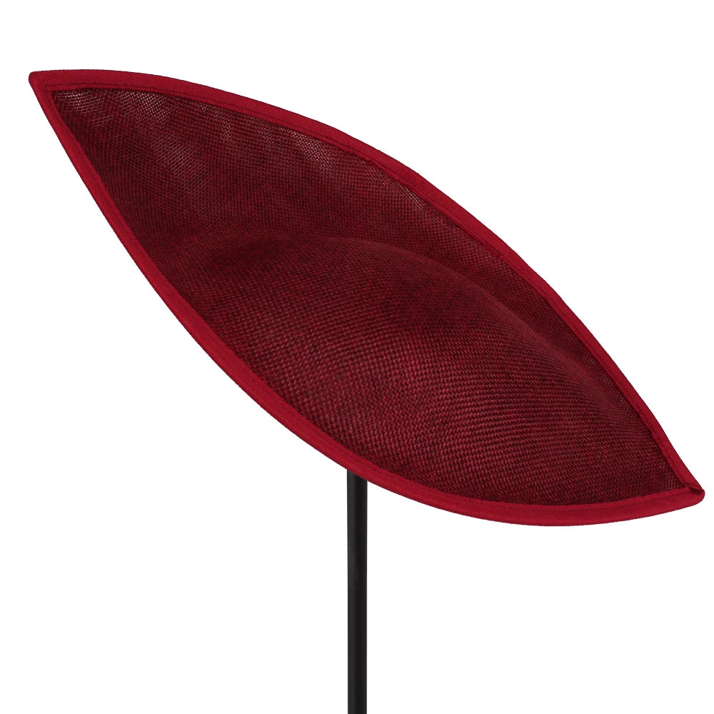 32x21cm Oval Sinamay Fascinator Base DIY Millinery Derby Hat Headpiece Mold