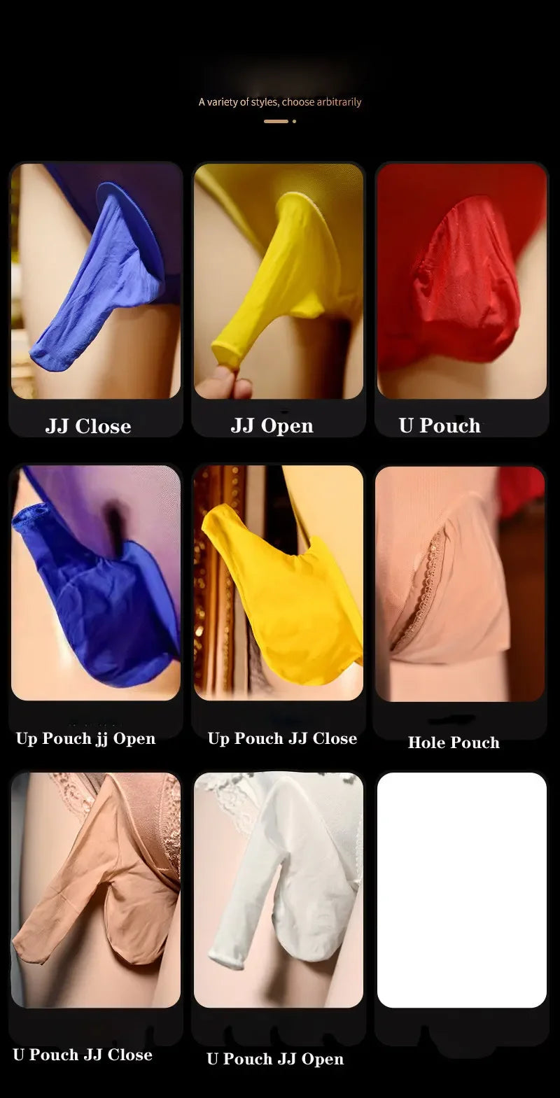 Sexy Women Unisex Silm Crotch Safety Short 6D Thin Bottom Wear Oil Shiny Briefs Sheer See Through U Convex Pouch Underwear