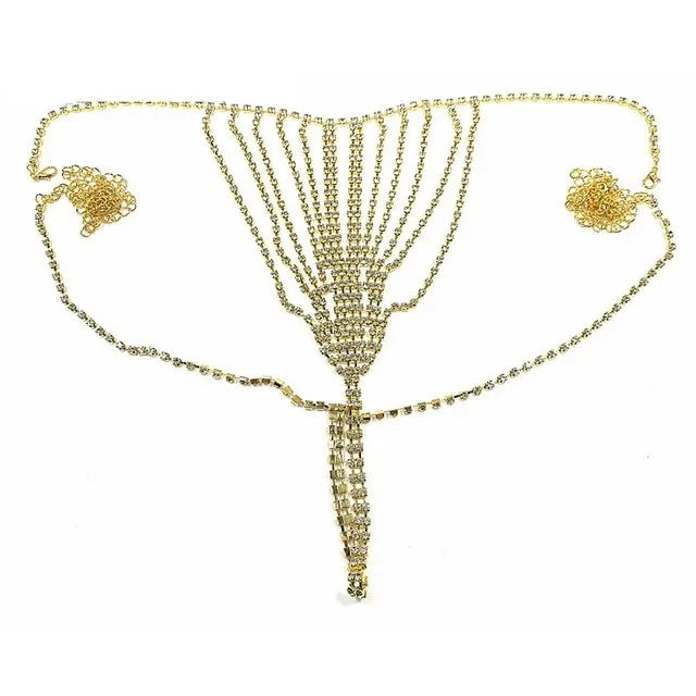 Crystal Bra & Thong Body Jewelry