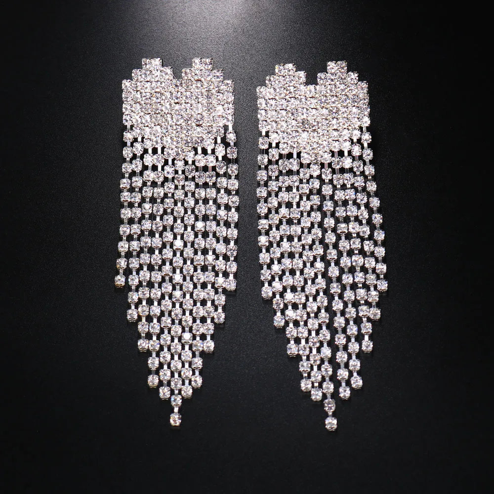 Dazzling Crystal Tassel Nipple Pasties & Statement Chest Body Jewelry