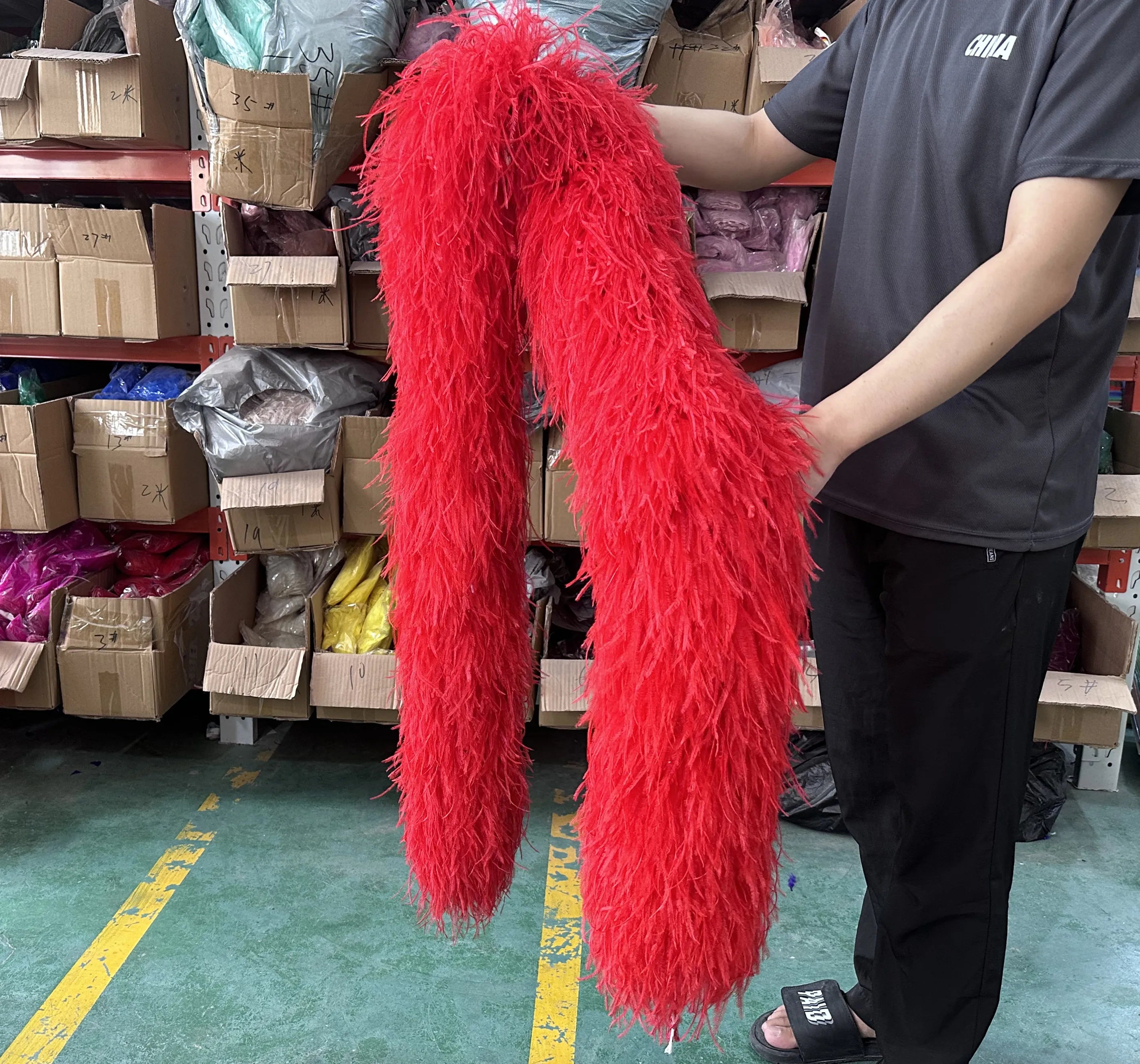 Multi-Ply Ostrich Feather Scarf Boa (2 Meters)