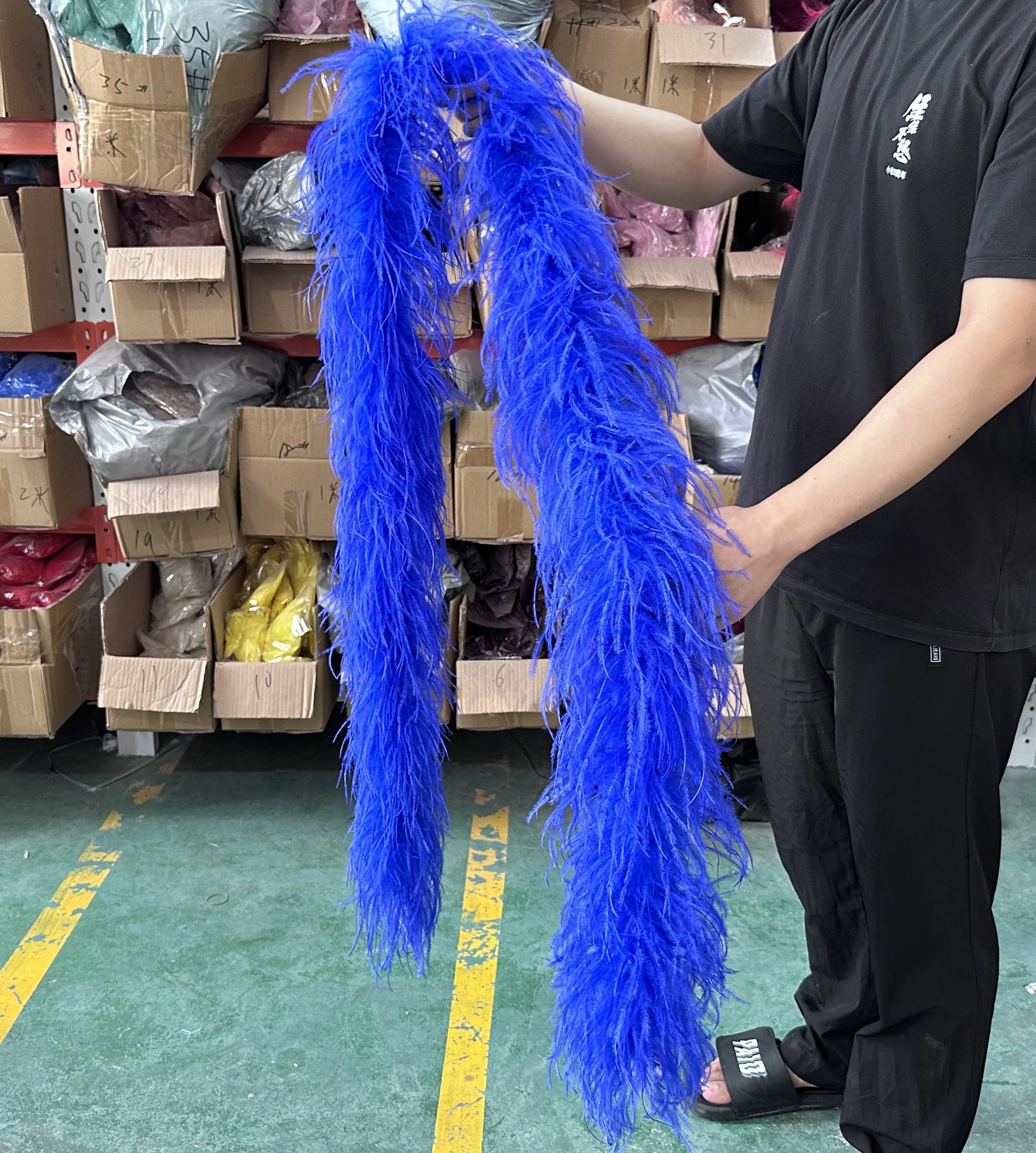 Multi-Ply Ostrich Feather Scarf Boa (2 Meters)