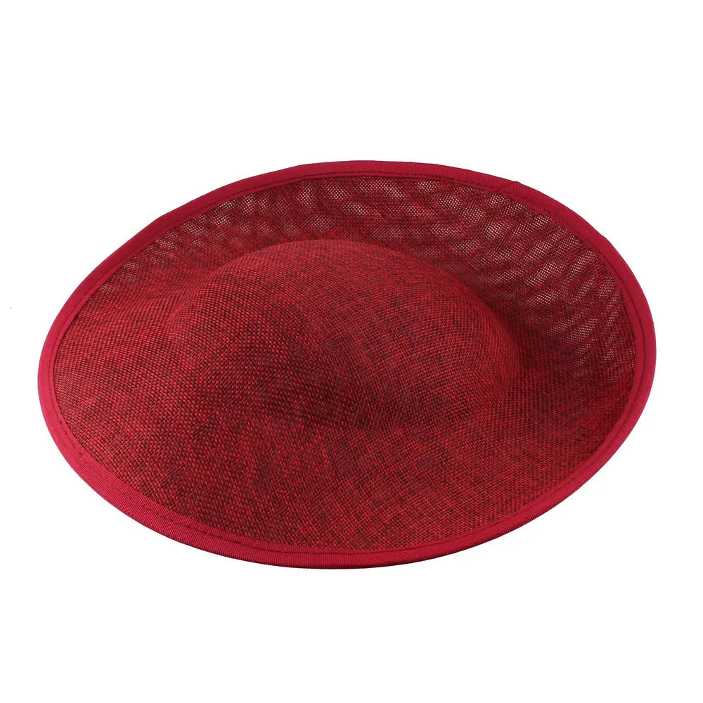 25cm Large Sinamay-Look Fascinator Base