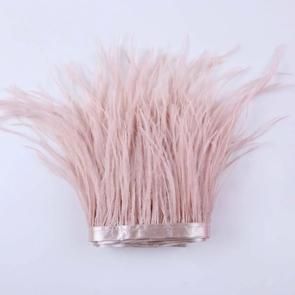 Natural Ostrich Feather Trim & Fringe