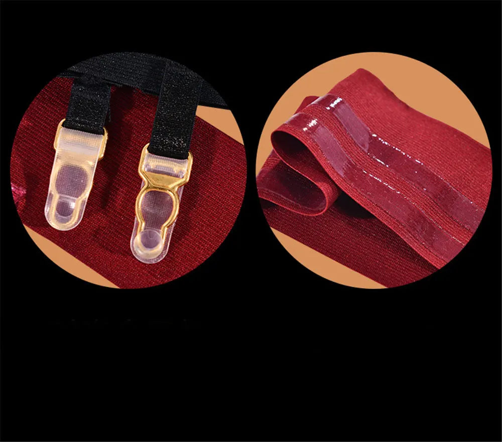 Sexy Women Leg Harness Sexy Elastic Garter Belt Black High Waist Bandage Pantie Lingerie Elastic Leotard Garters Accessories