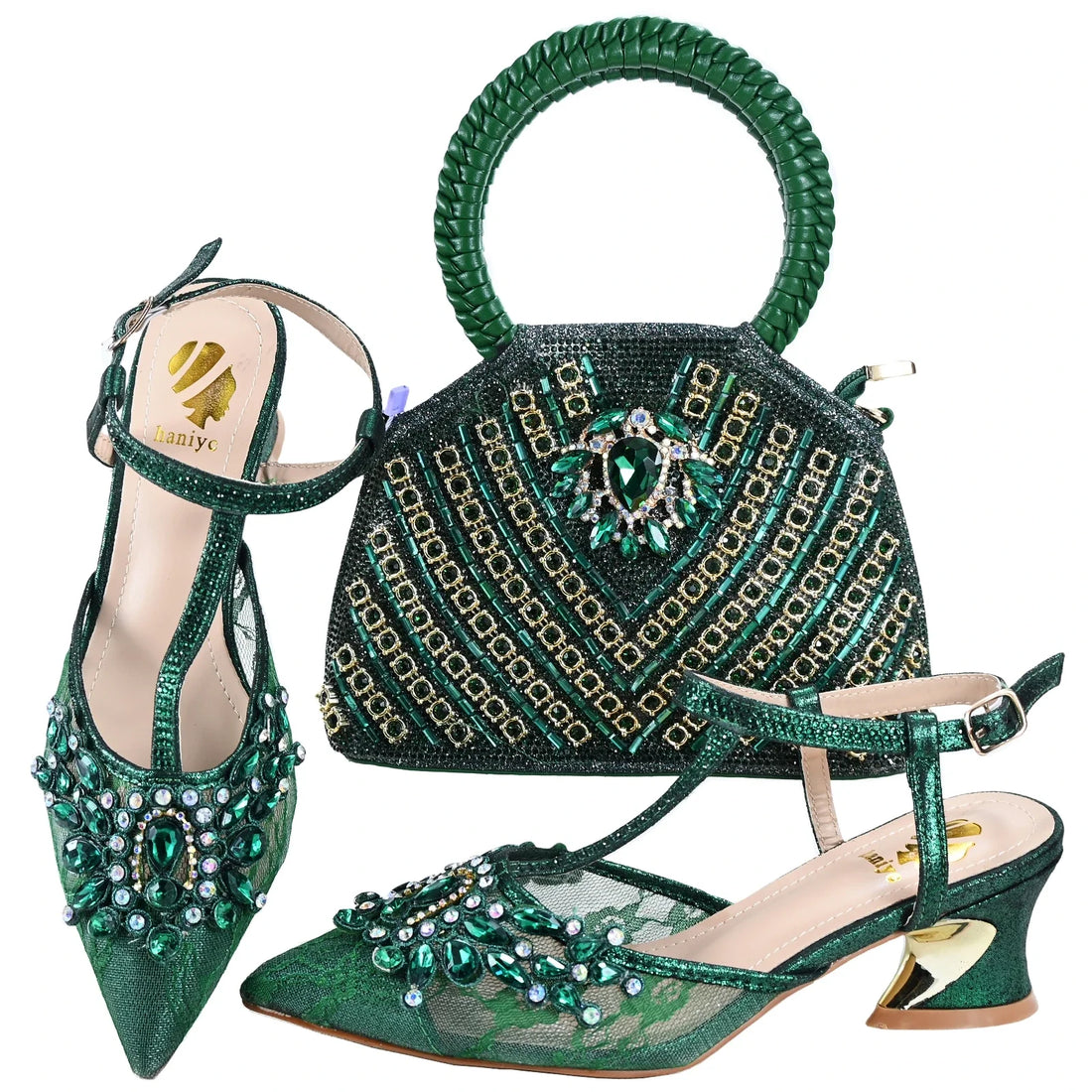 Italian Shoes And Bag Set