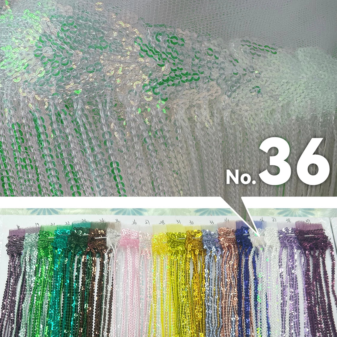 Premium Sequin Fringe Trim (20CM)