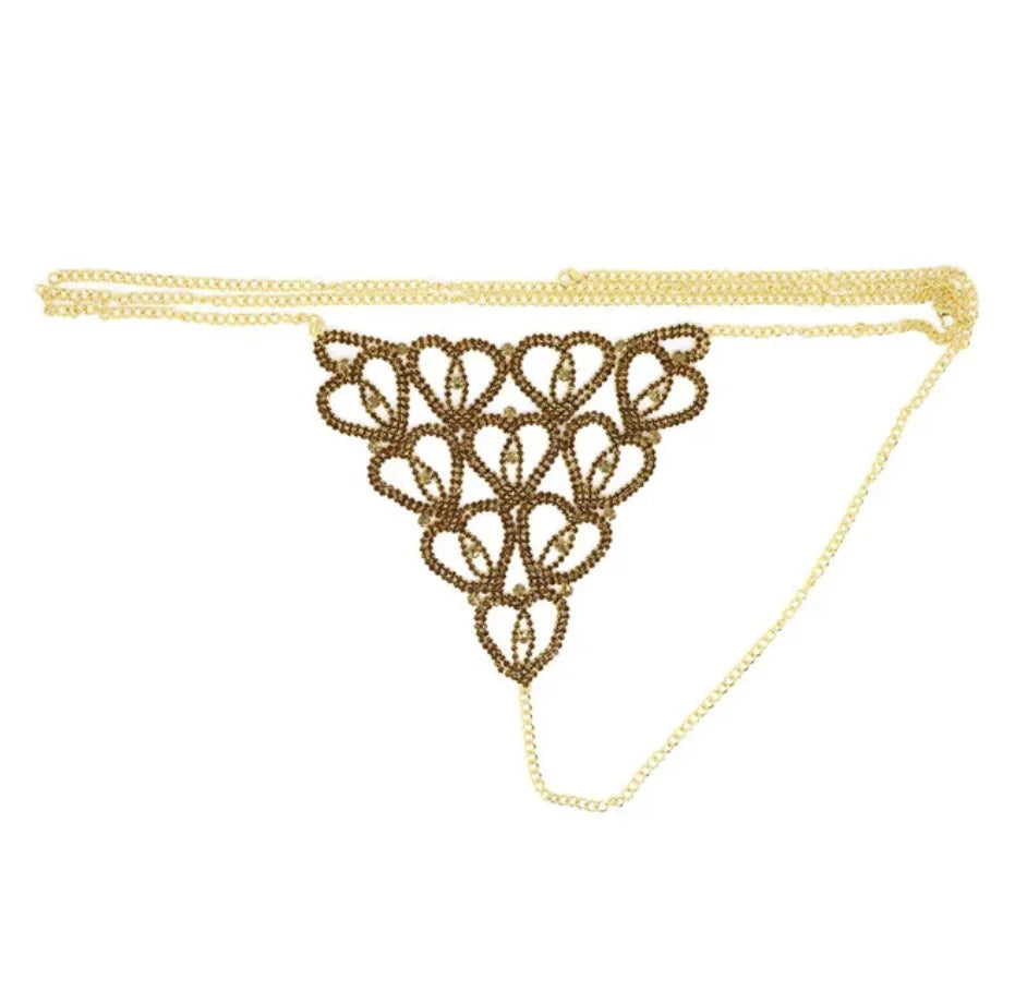 Crystal Thong Body Chain
