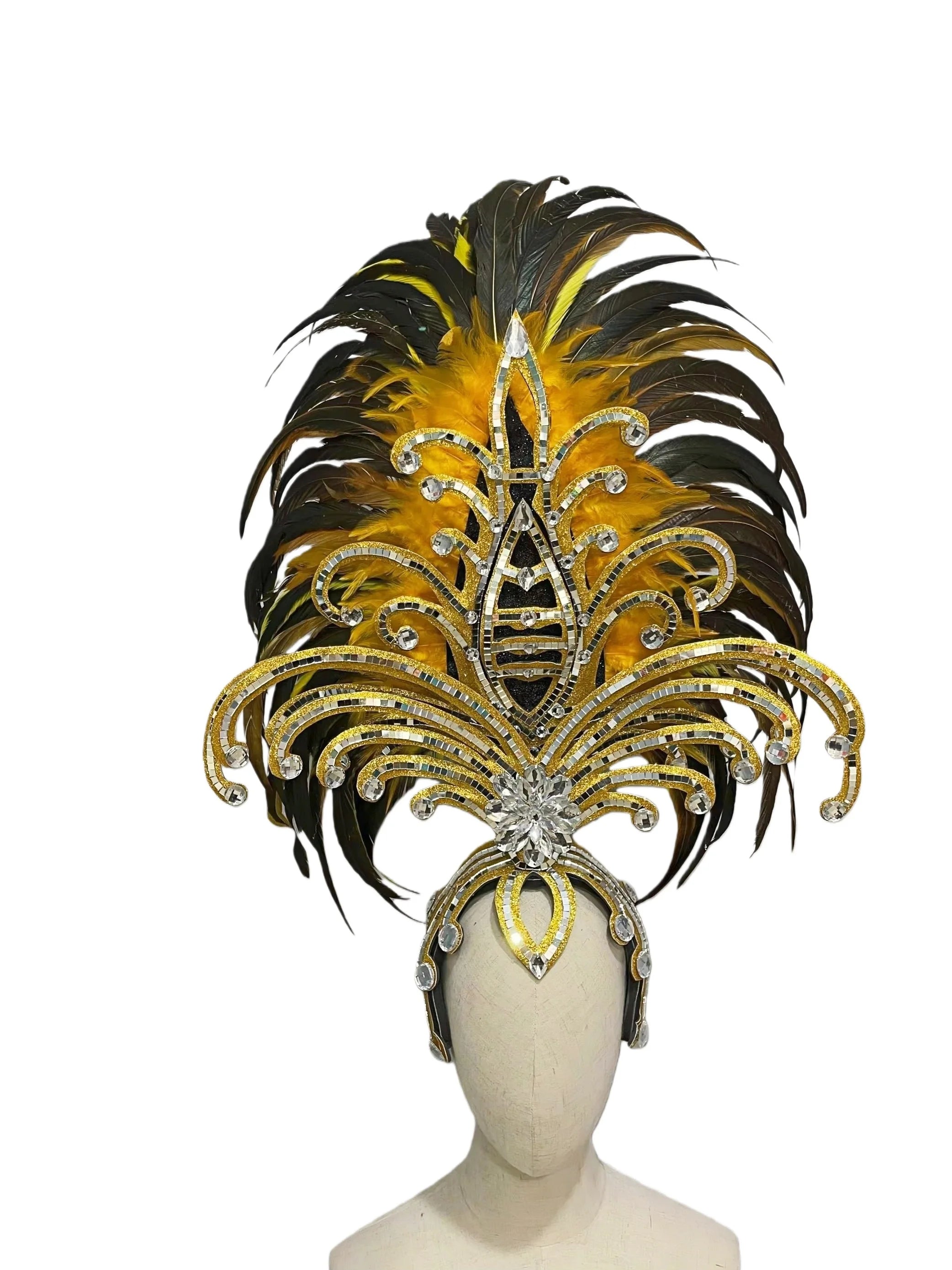 The Stardust Luminary Crown – Lavender & Multi-Tone Samba Carnival Headdress