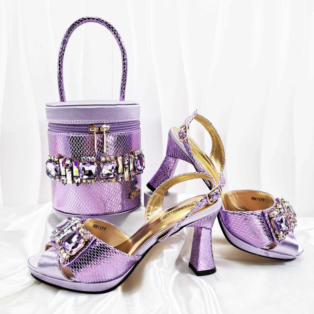 New Matching Women Shoe and Bag Set HF1-1