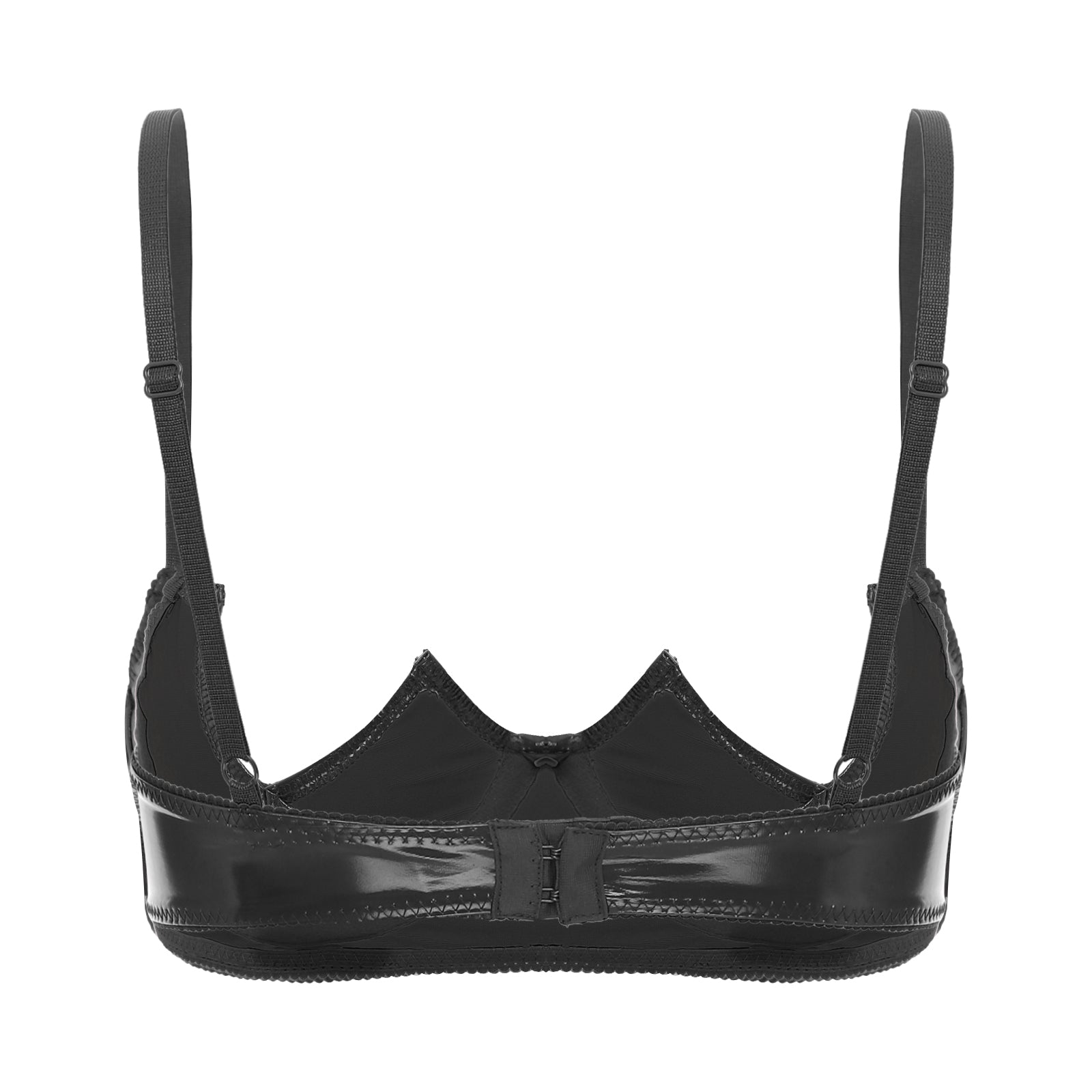 V-Notch Underwired Open Chest Bra Top