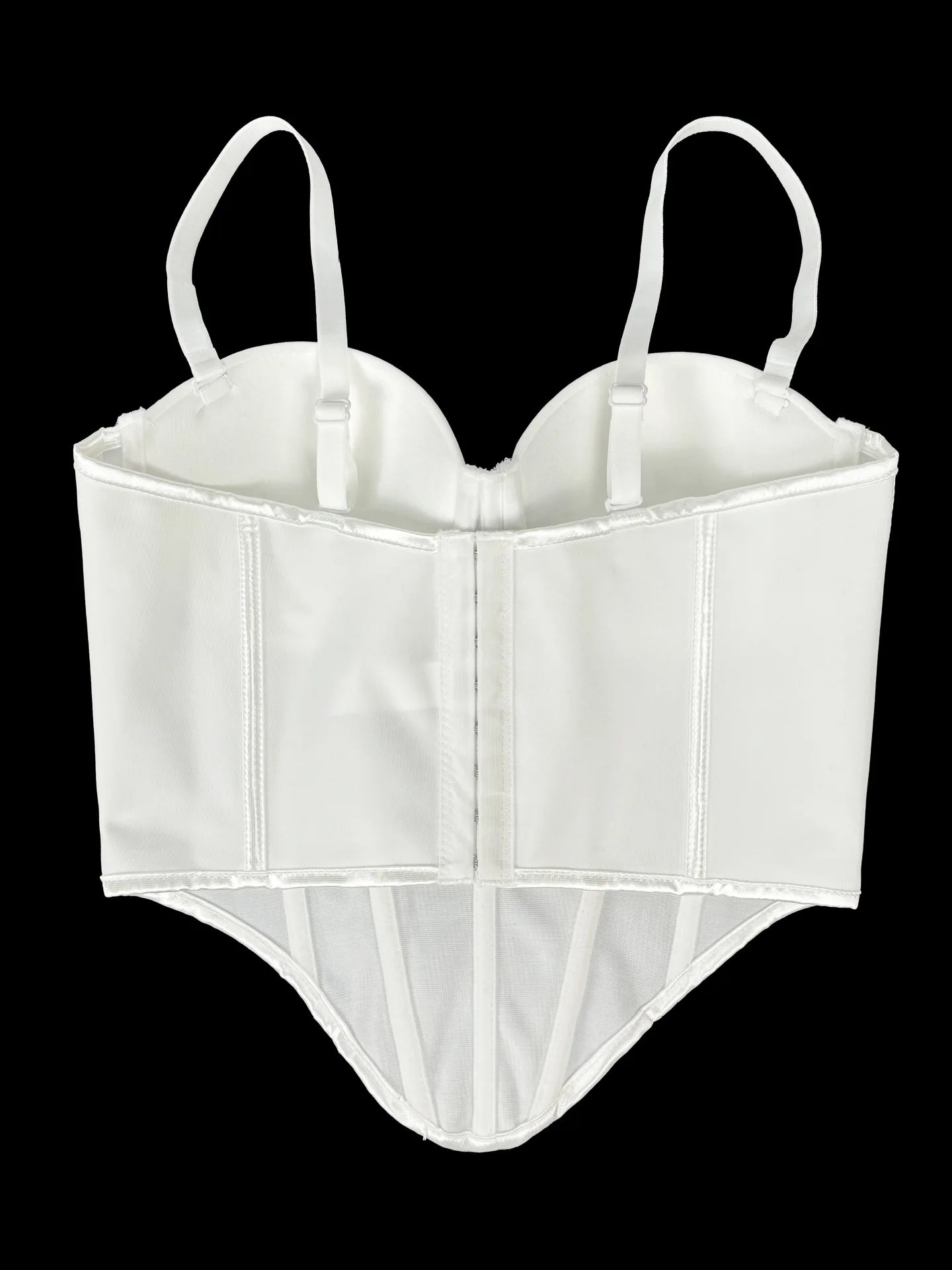 Pearl Embroidered Bustier Corset Crop Top High Street Evening Bralette