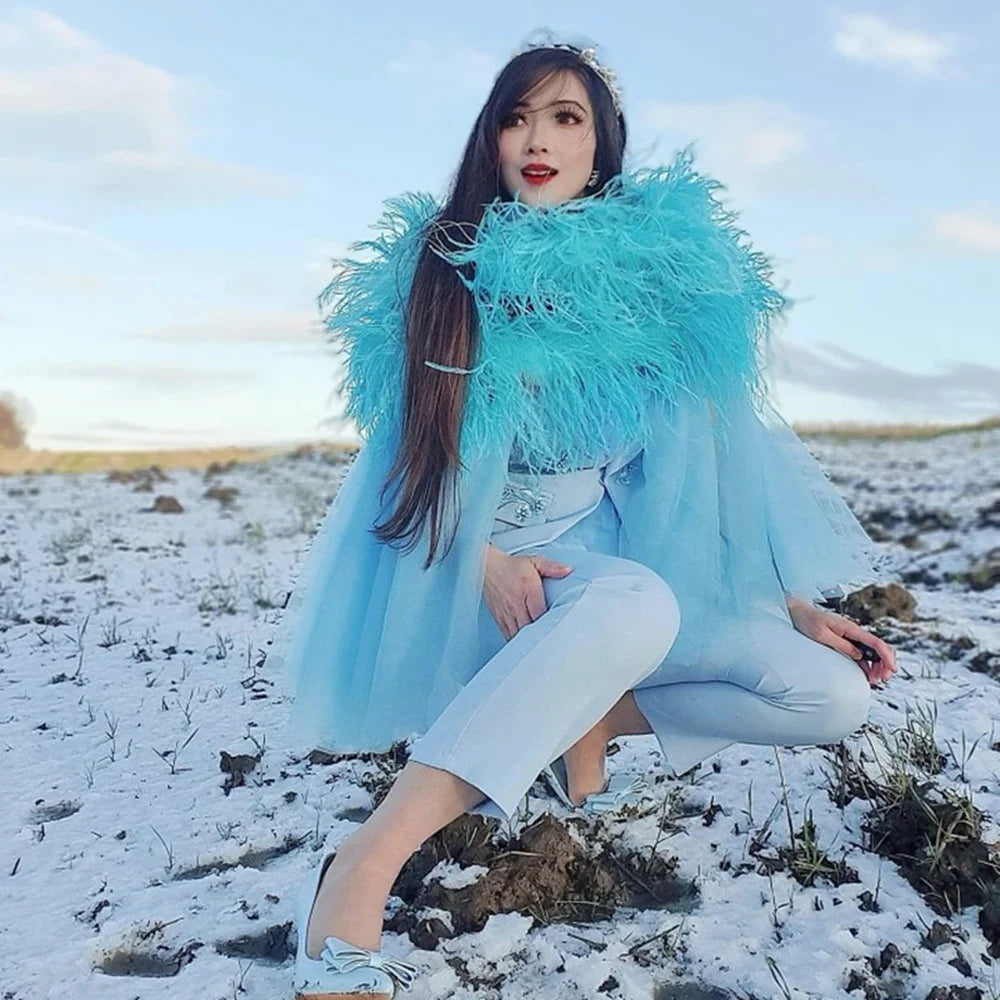 2M 1-20ply Fluffy Ostrich Feather Boa