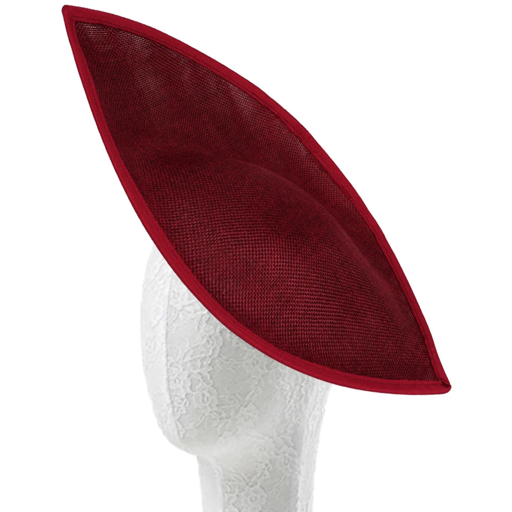 32x21cm Oval Sinamay Fascinator Base DIY Millinery Derby Hat Headpiece Mold